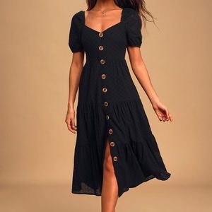 Black Midi Dress